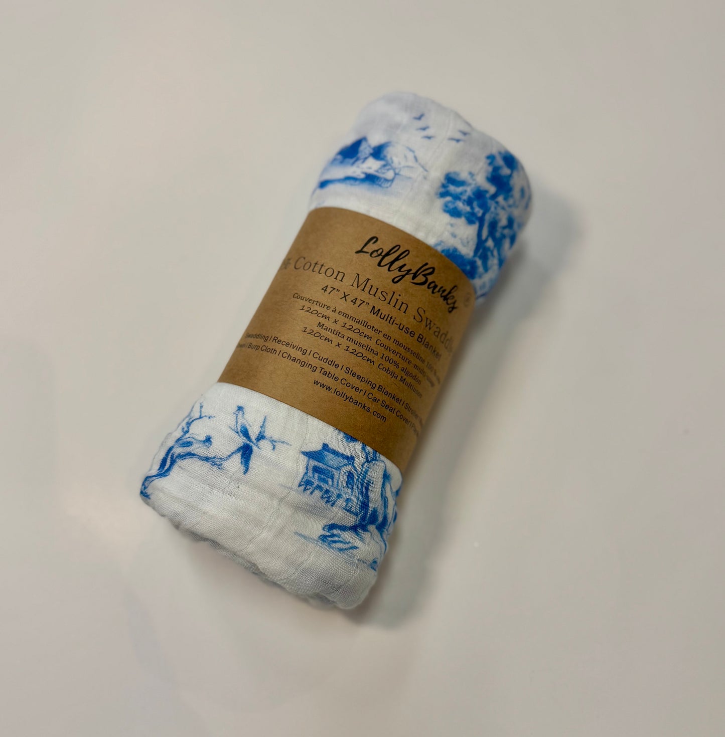 LollyBanks Cotton Muslin Swaddle