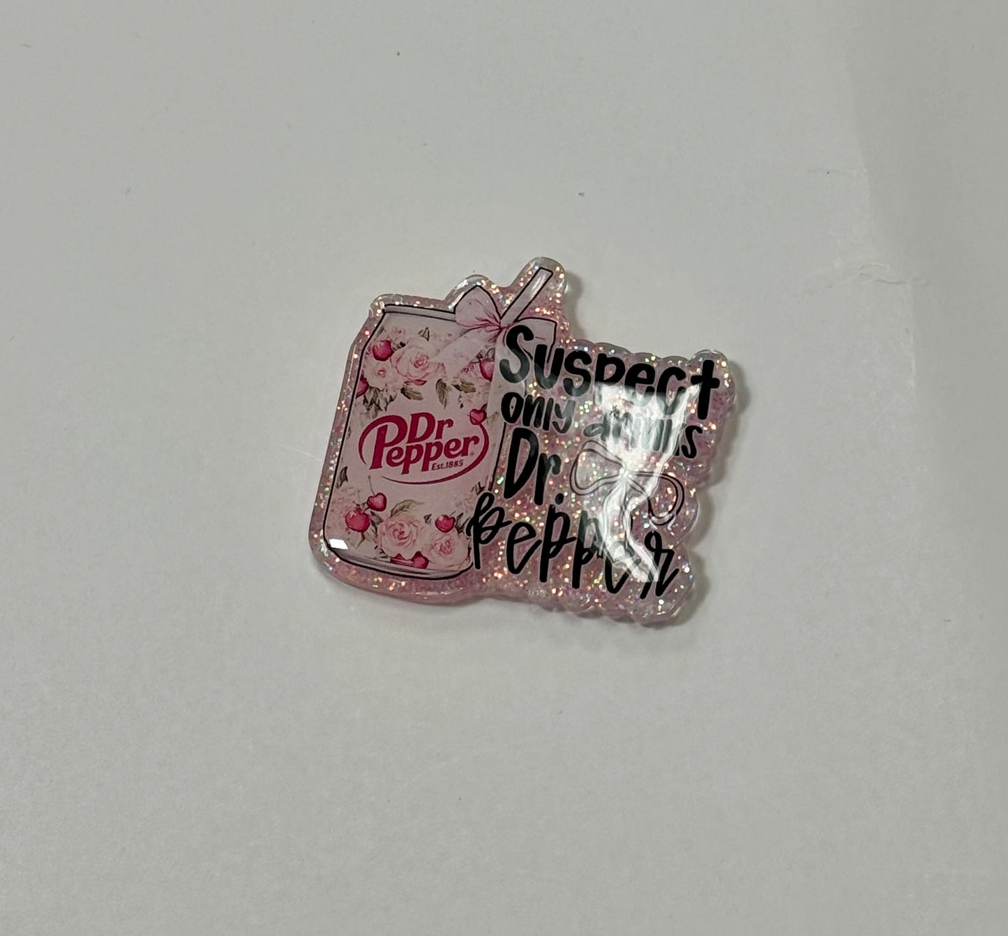 Dr Pepper Badge Reel Topper