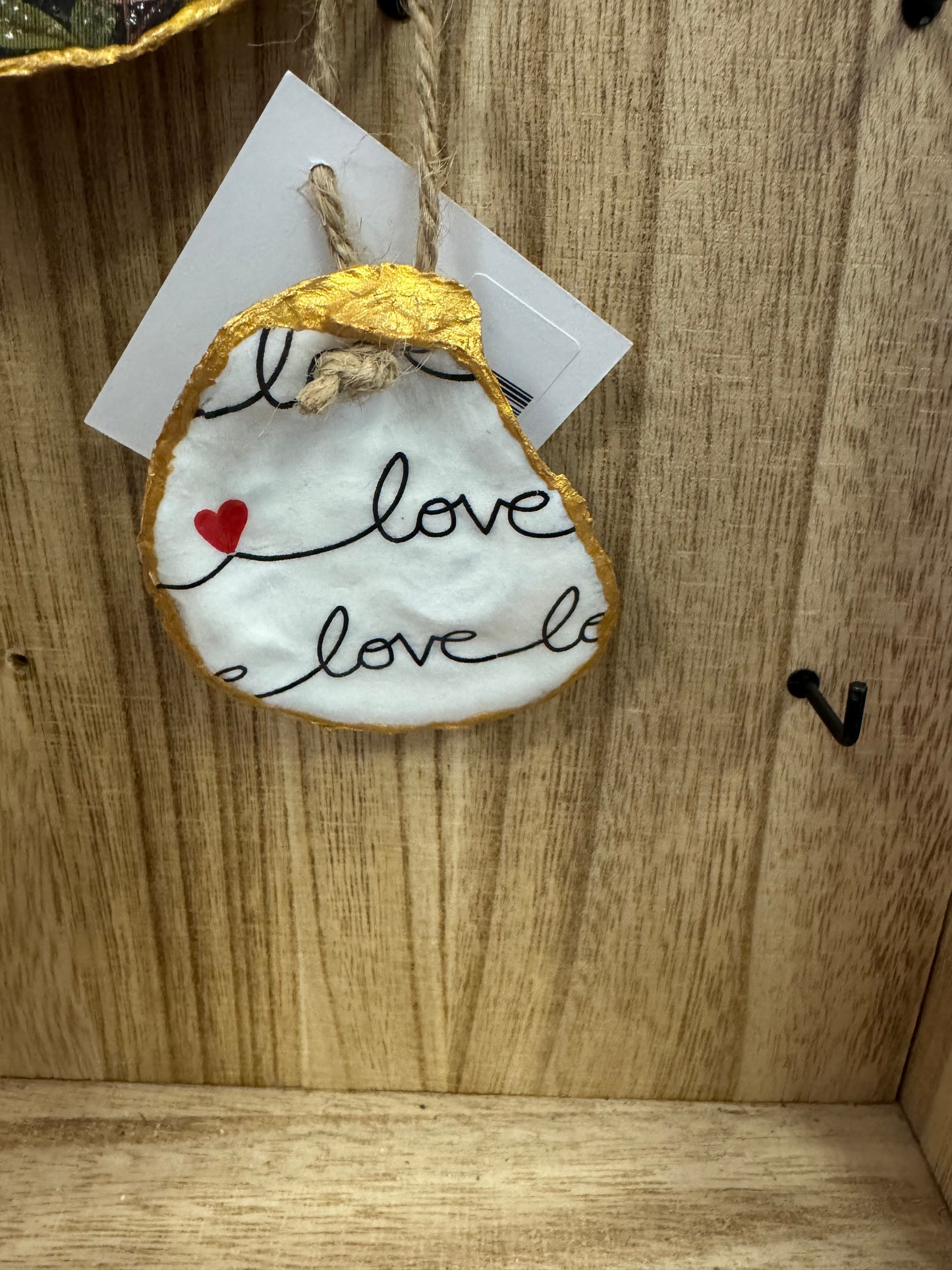 Small Love Oyster Shell