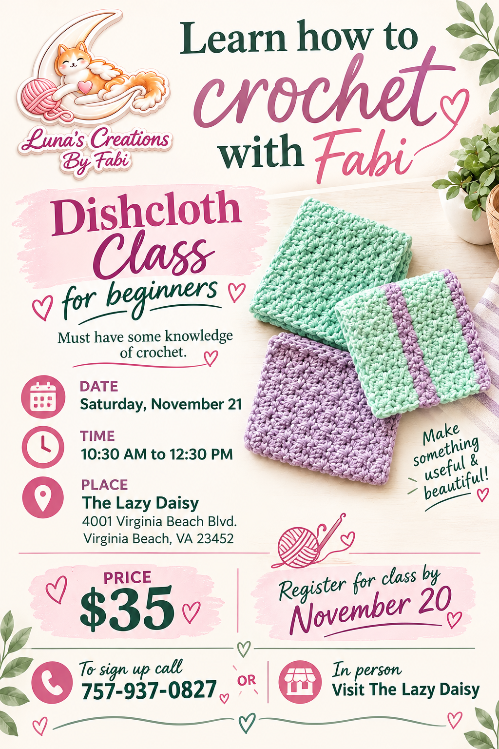 Learn How To Crochet With Fabi