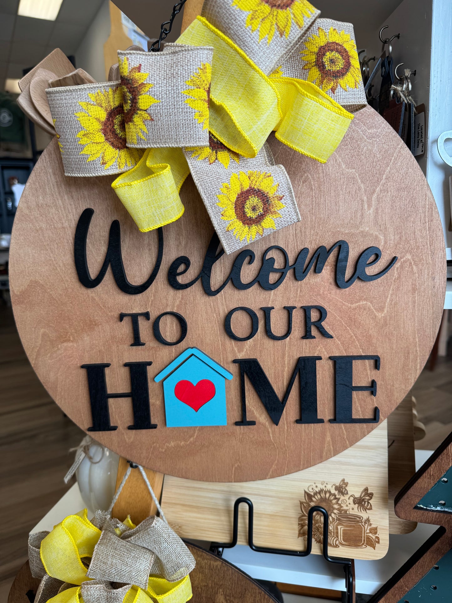 Welcome To Our Home door hang