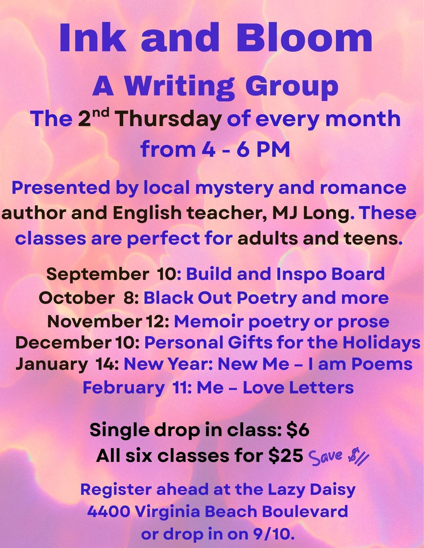 Ink and Bloom: A Writing Group