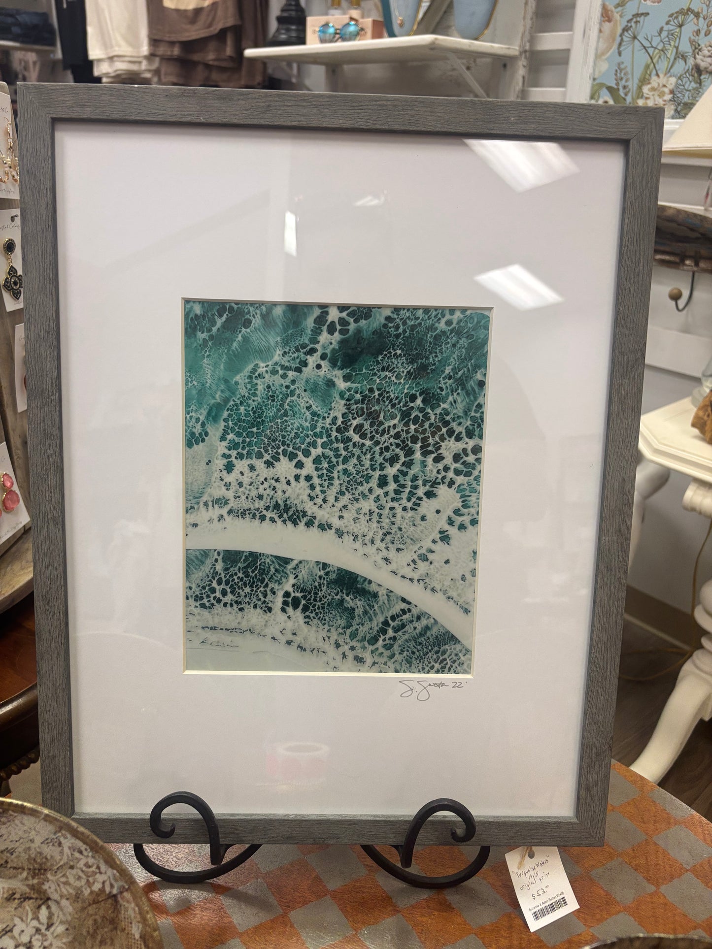 “Turquoise Waters” original print