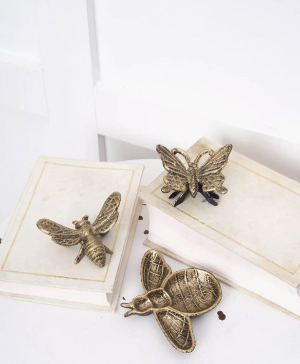 Gold Bee Dish