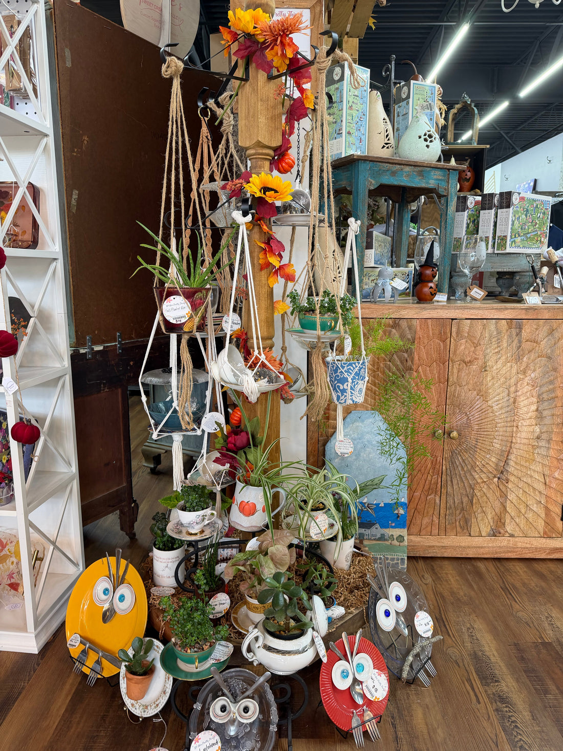 Teacup Planters & Bird Feeders | All Her Pretty Things at Lazy Daisy