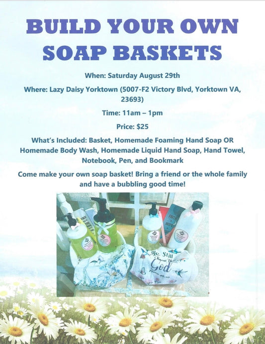Build Your Own Soap Baskets