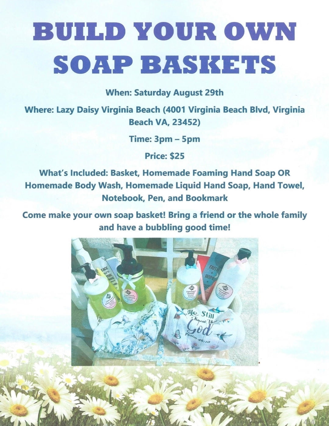 Build Your Own Soap Baskets
