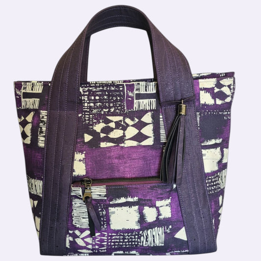 Tote- Deep Purple Cork