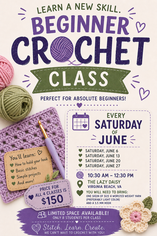Beginner Crochet Class