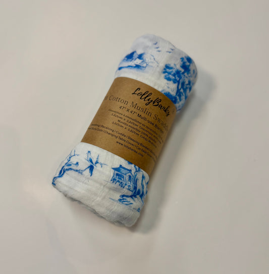 LollyBanks Cotton Muslin Swaddle