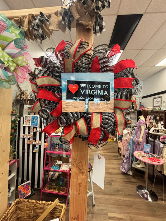 Virginia Is For Lovers Wreath