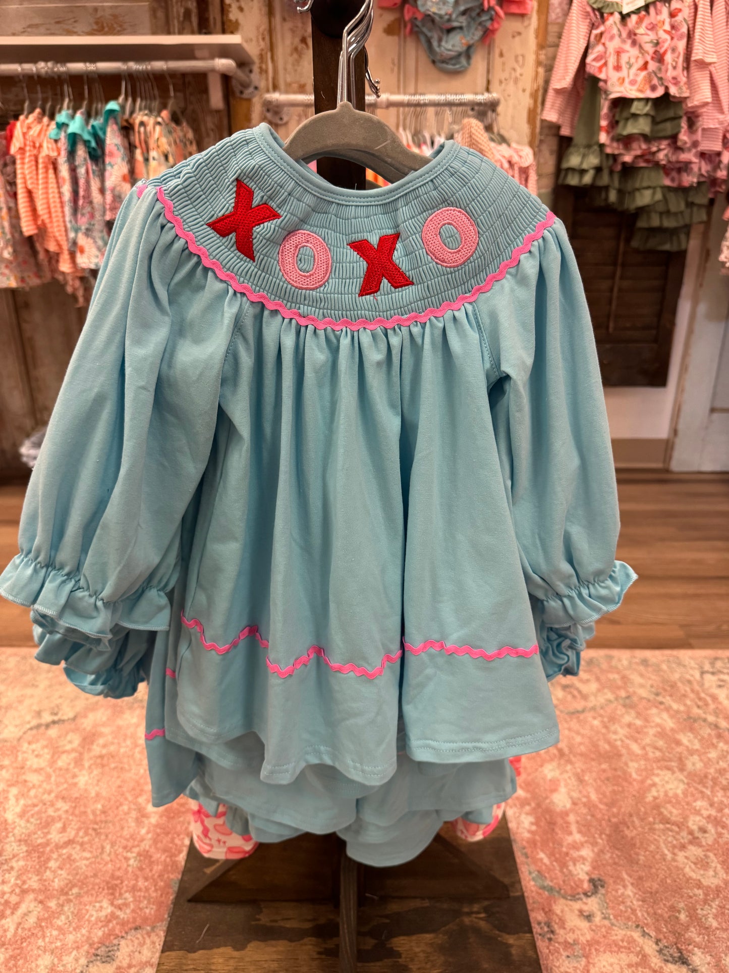 XOXO Smocked Dress