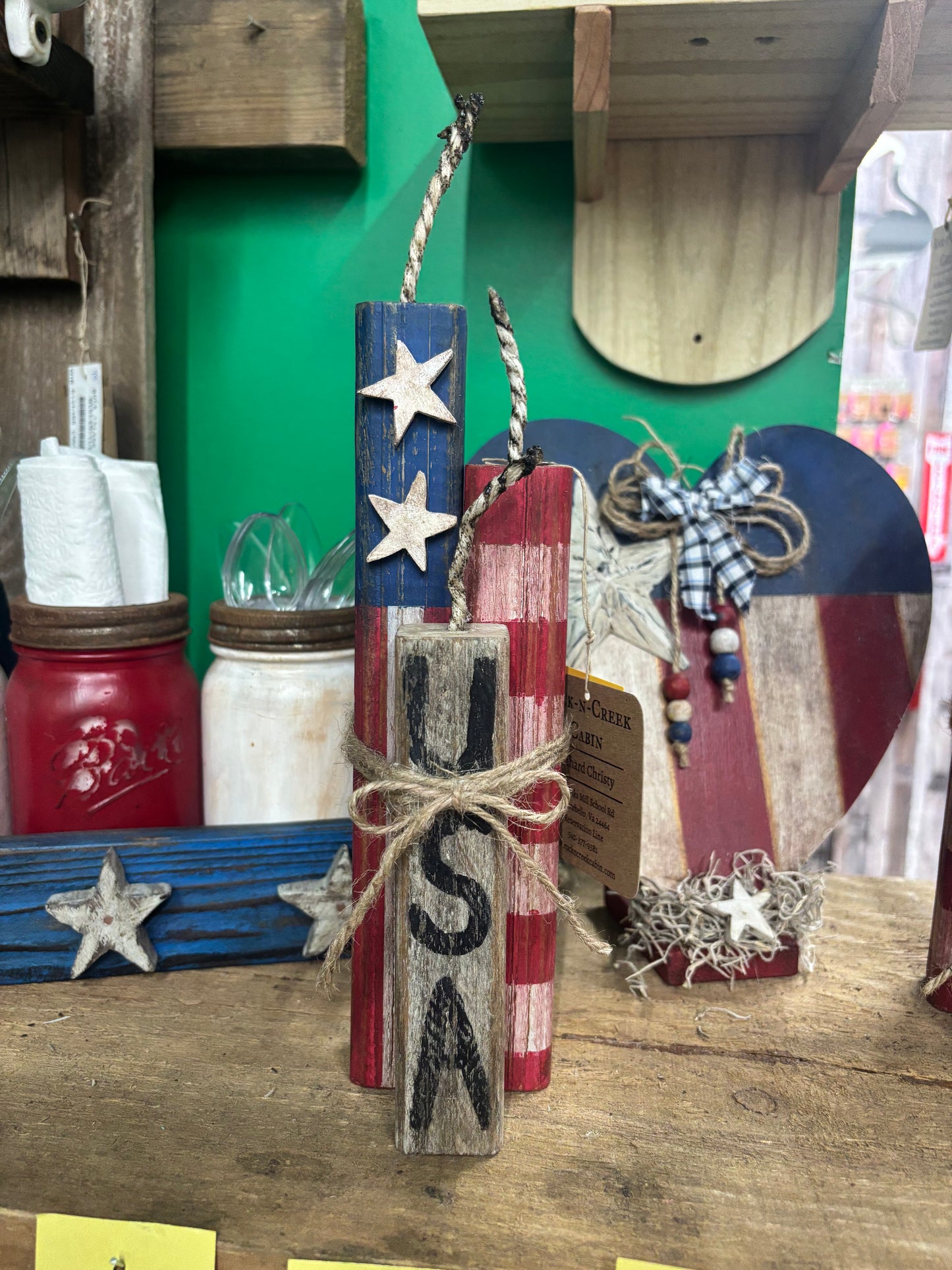 Firecrackers Shelf Sitter