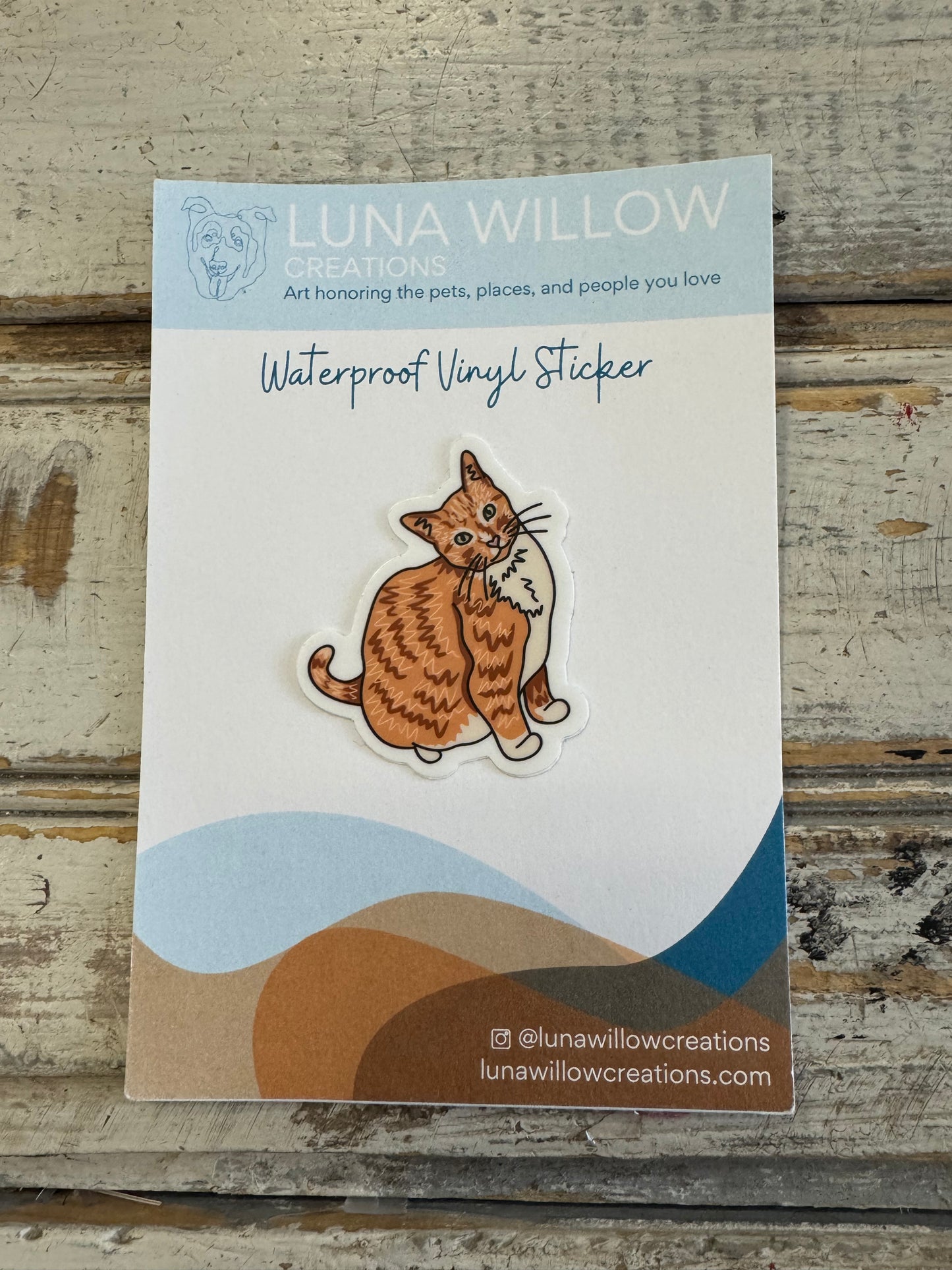 Waterproof sticker