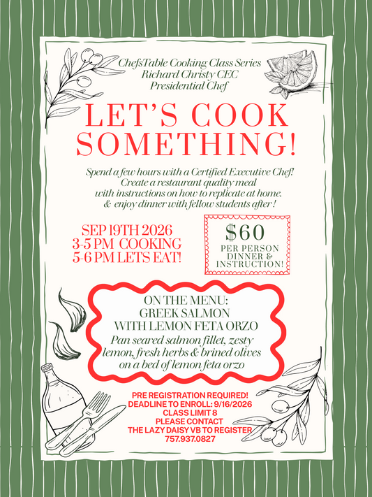 Chef’s Table Cooking Class