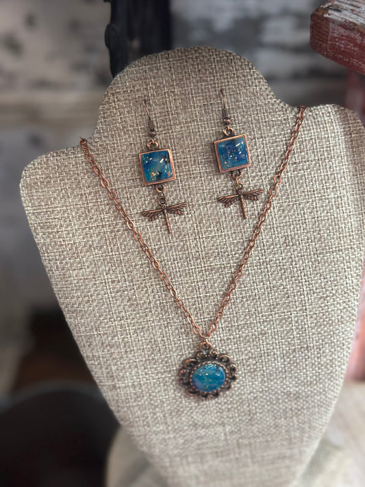 Turkish Clay in Metal Dragonfly