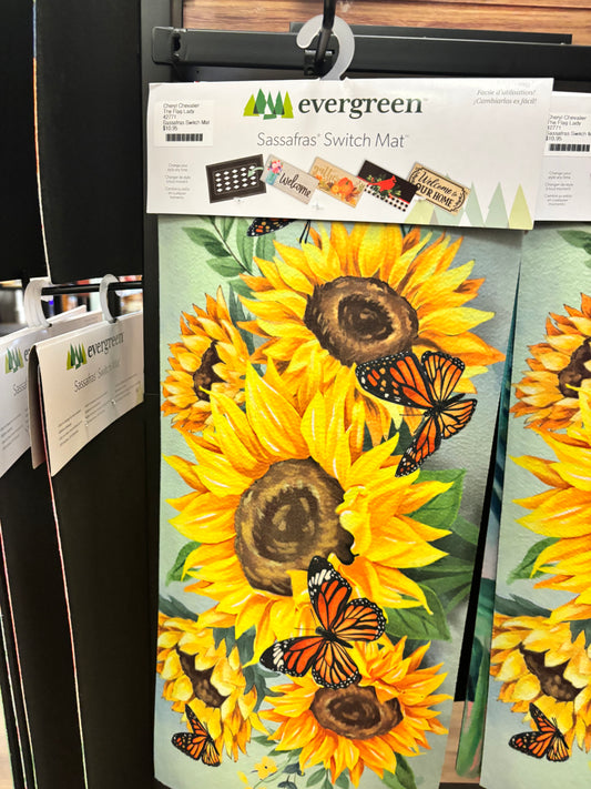 Sunflower Doormat Insert