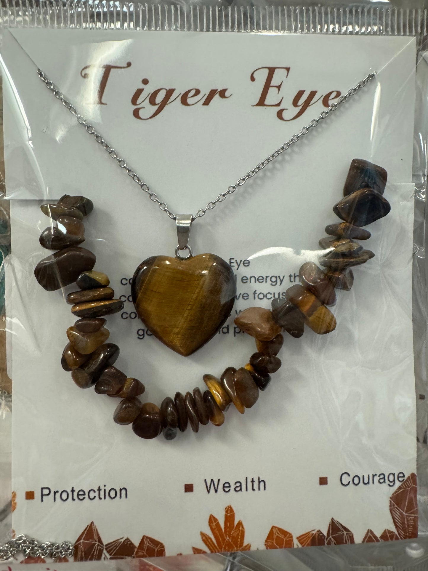 Gem Stone Necklace Set