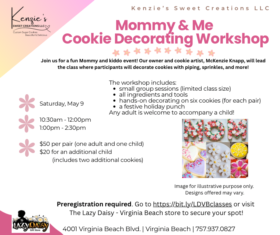 Mommy & Me Cookie Decorating Workshop