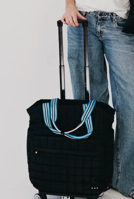 The Quilted Tote Roller Bag