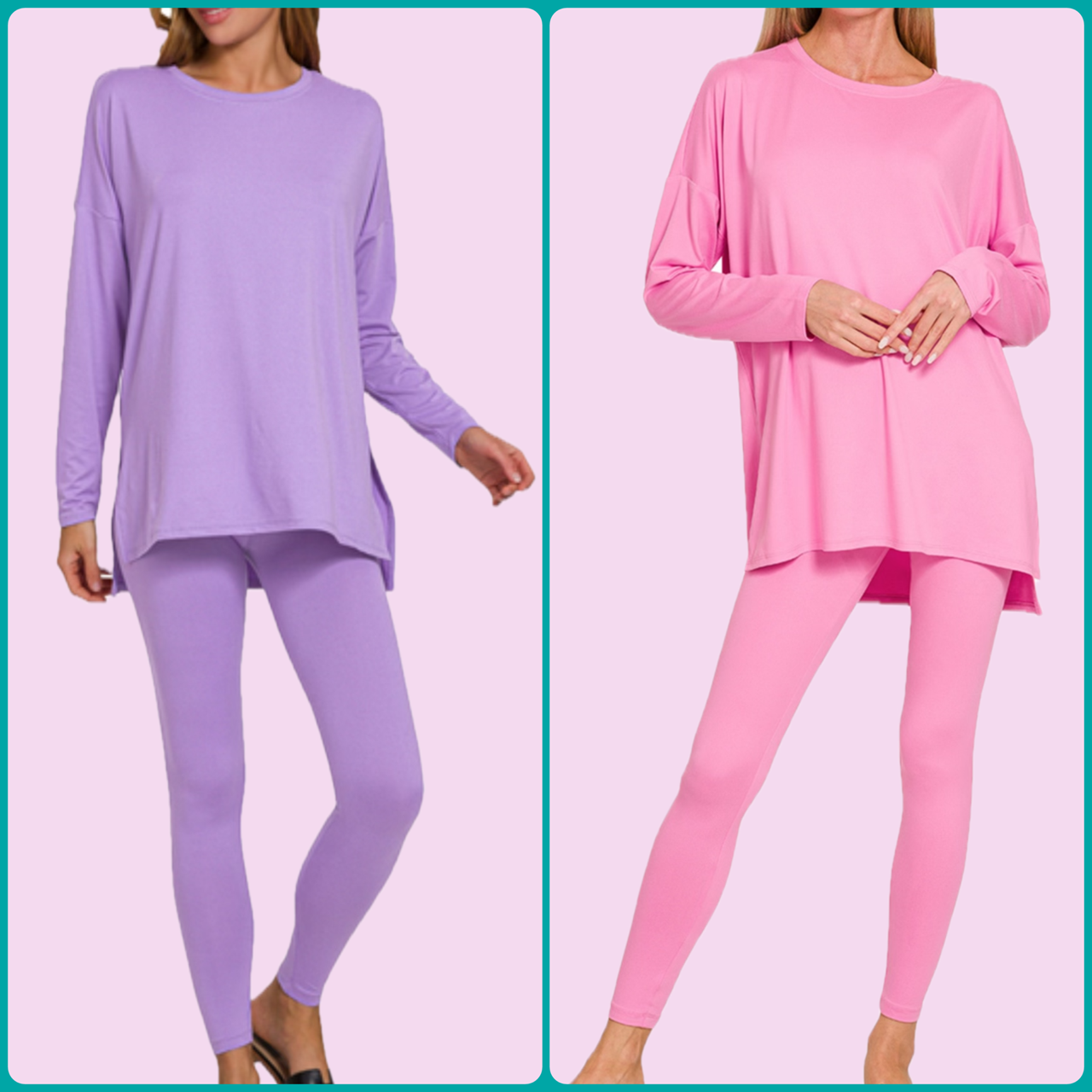 BUTTERY SOFT MICROFIBER LOUNGEWEAR SET