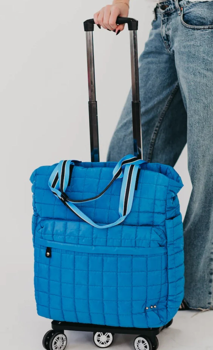 The Quilted Tote Roller Bag