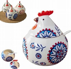 Rooster Salt/Herb Cellar